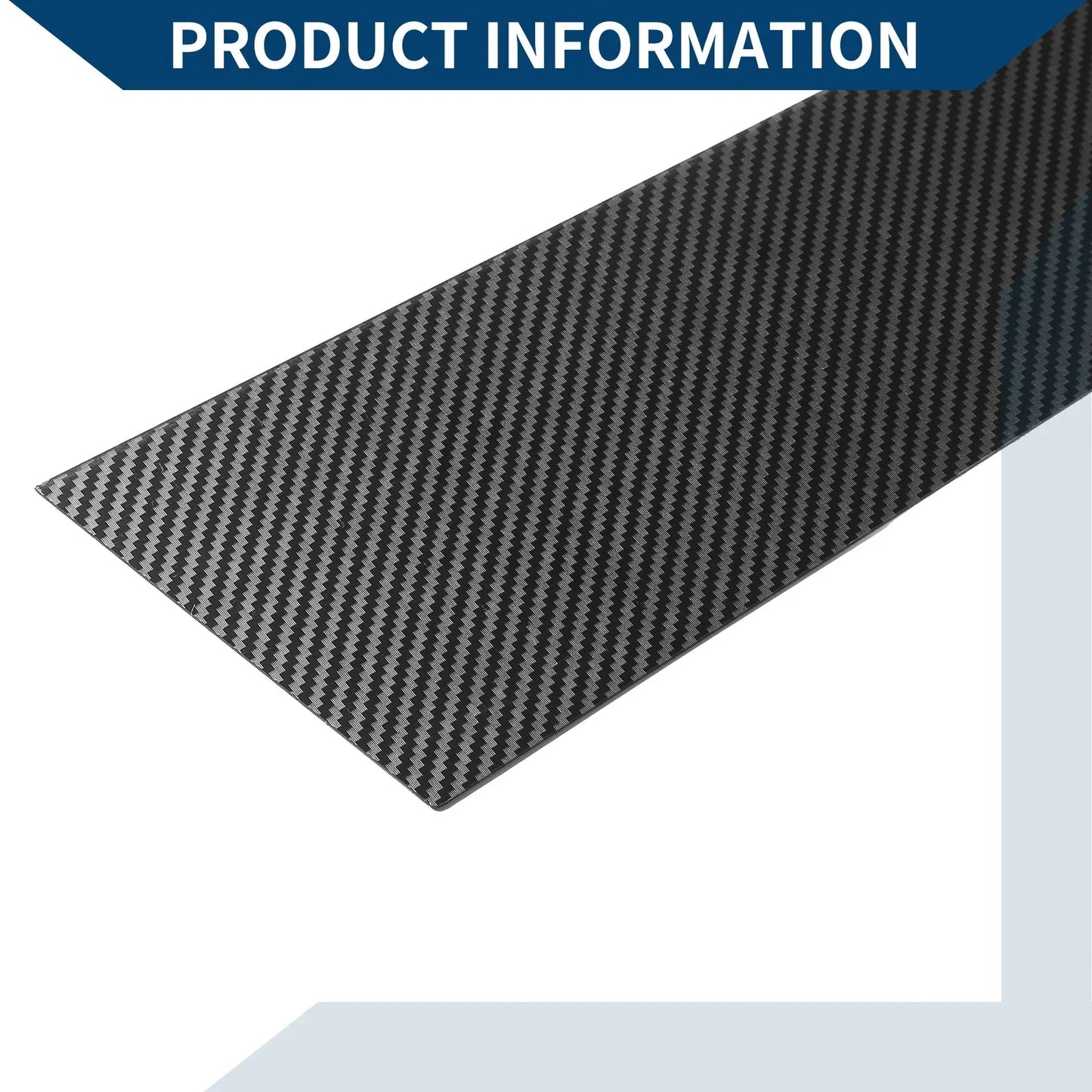 6 x Car Pillar Window Trim Covers for Honda Accord EX-L (2013-2017) Black Carbon Fiber