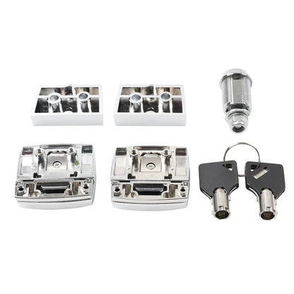Tour Trunk Latches & Hinges Lock for Harley Touring Electra Glide (1988-2013)