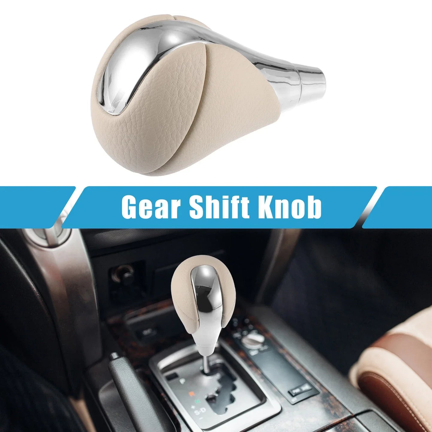 Beige Gear Shift Knob for Lexus Toyota (2000-2023)
