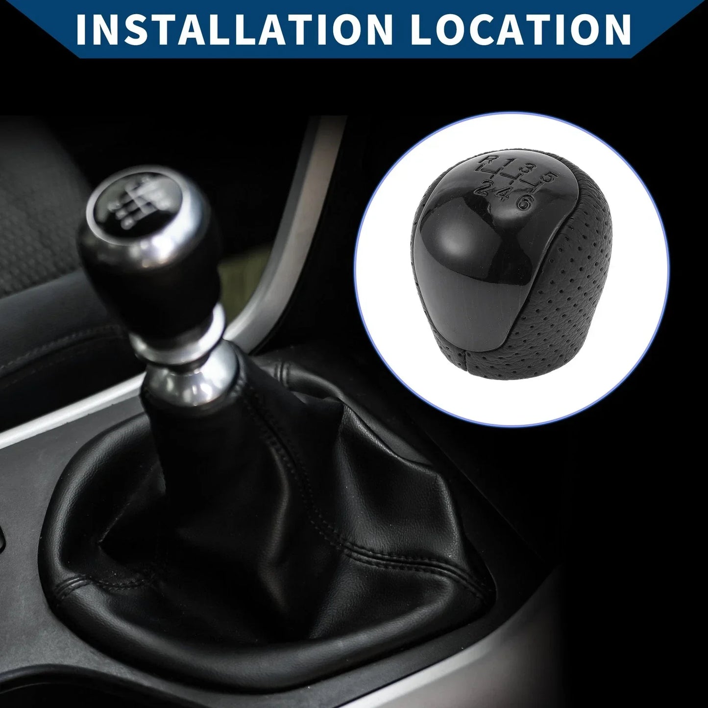 6 Speed Manual Gear Shift Knob for Hyundai Elantra (2008-2009)