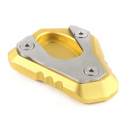 Gold CNC Side Stand Kickstand Foot Plate Pad for Kawasaki Z1000 (2010-2018)