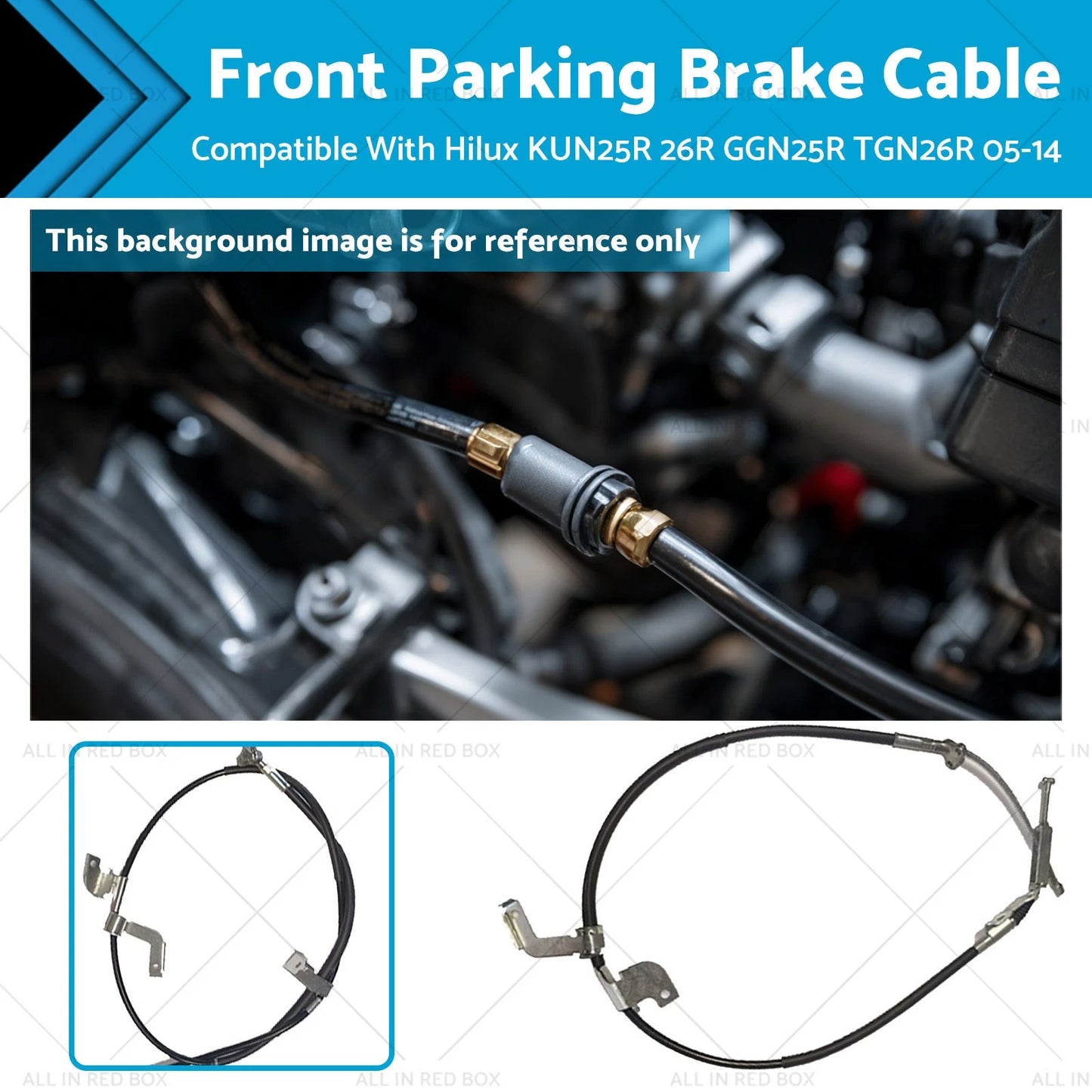 Hand Brake Cable Front for Toyota Hilux GGN25R KUN25R KUN26R TGN26R (05-14)
