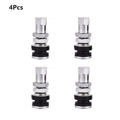 4 Pcs 11.5mm Wheel TR161 Bolt-In Tyre Valve for Universal Cars & Motorcycles