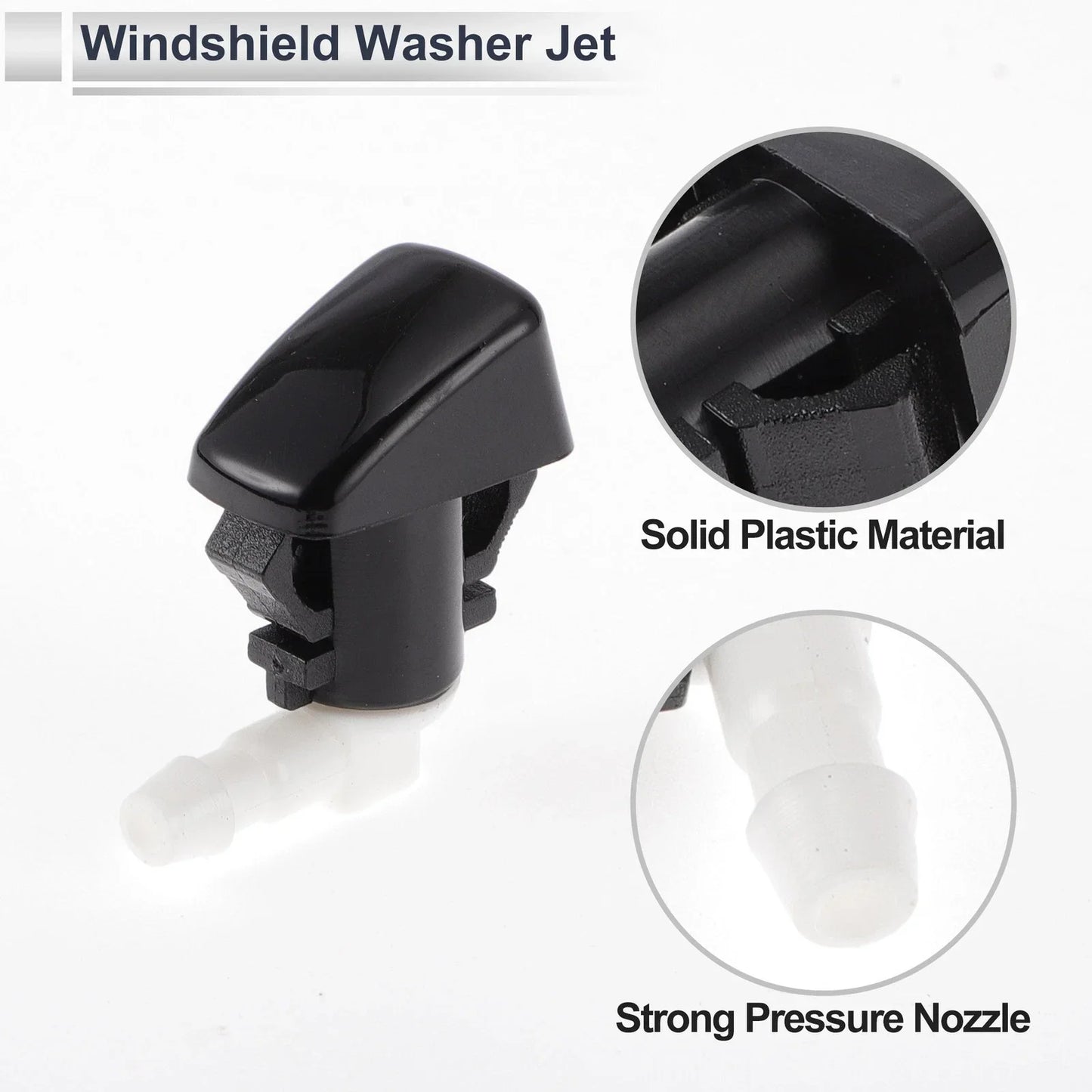 Washer Nozzle & 6 x Hose Connectors for Dodge (2011-2023)