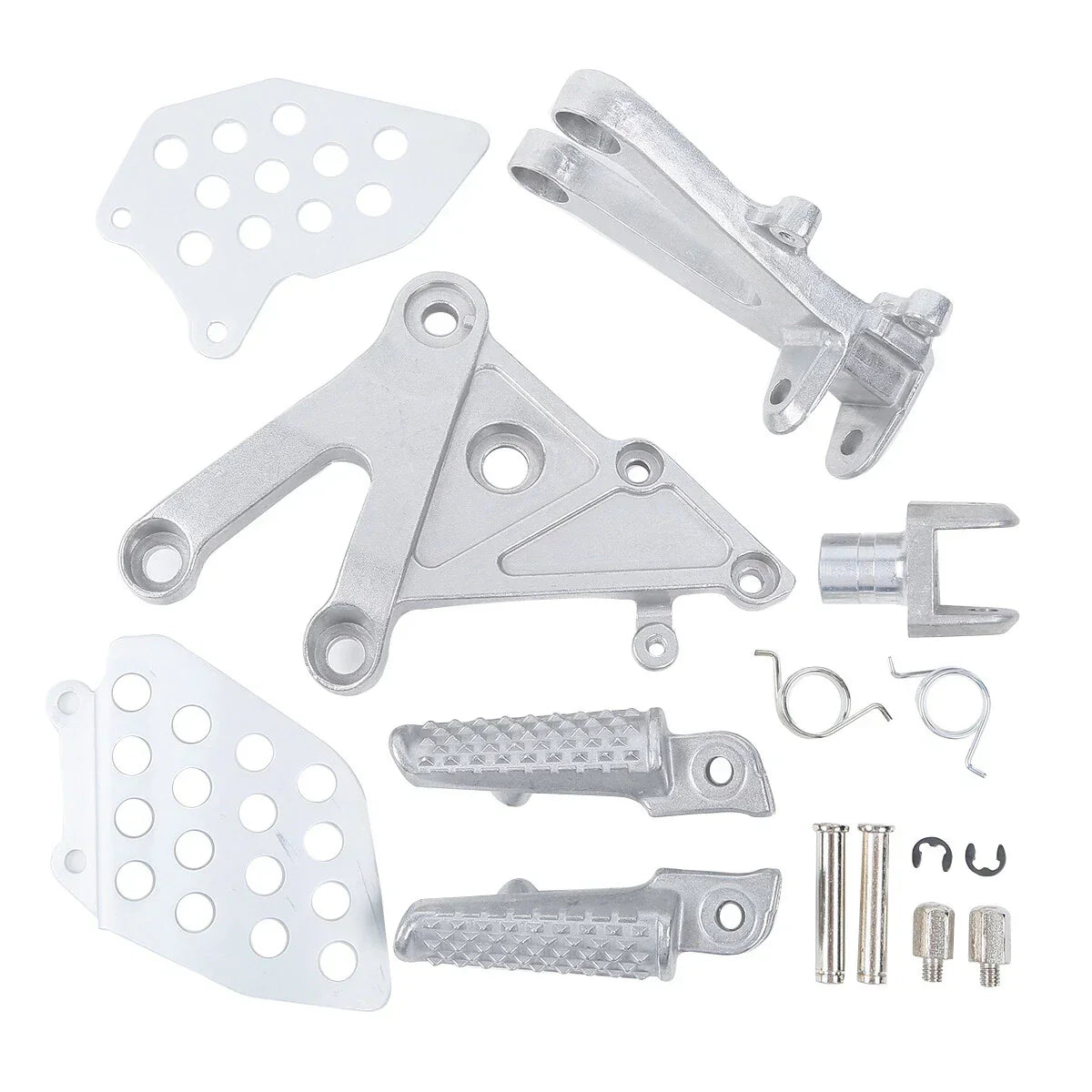 Silver Front Foot Pegs for Honda CBR600RR (2003-2006)
