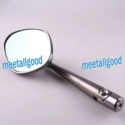 Leaf Style Motorcycle Rear View Side Mirrors