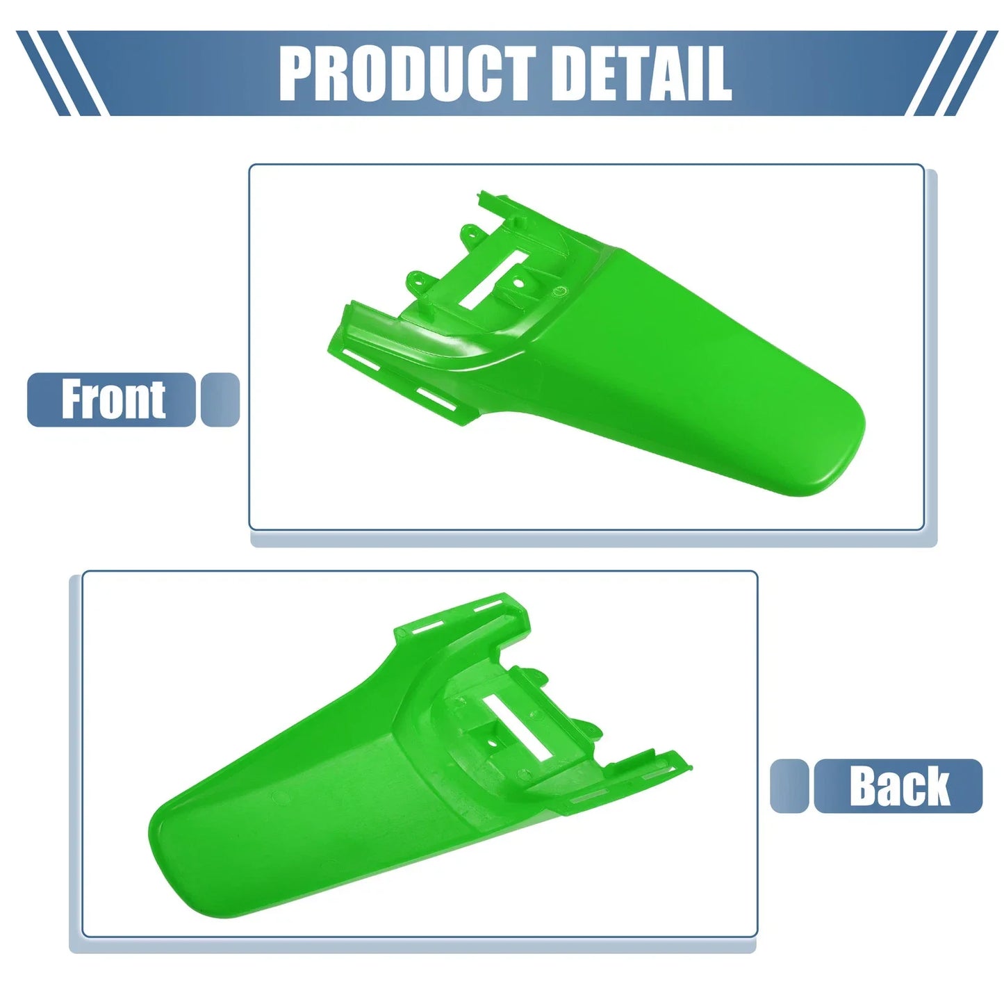 Rear Tail Mud Guard Fender for Honda XR50 CRF50 50cc 70cc 110cc (2000-2023)