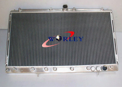 Aluminum Radiator & Fans for Mitsubishi 3000GT/GTO VR-4 3.0 Turbo (1991-1999)