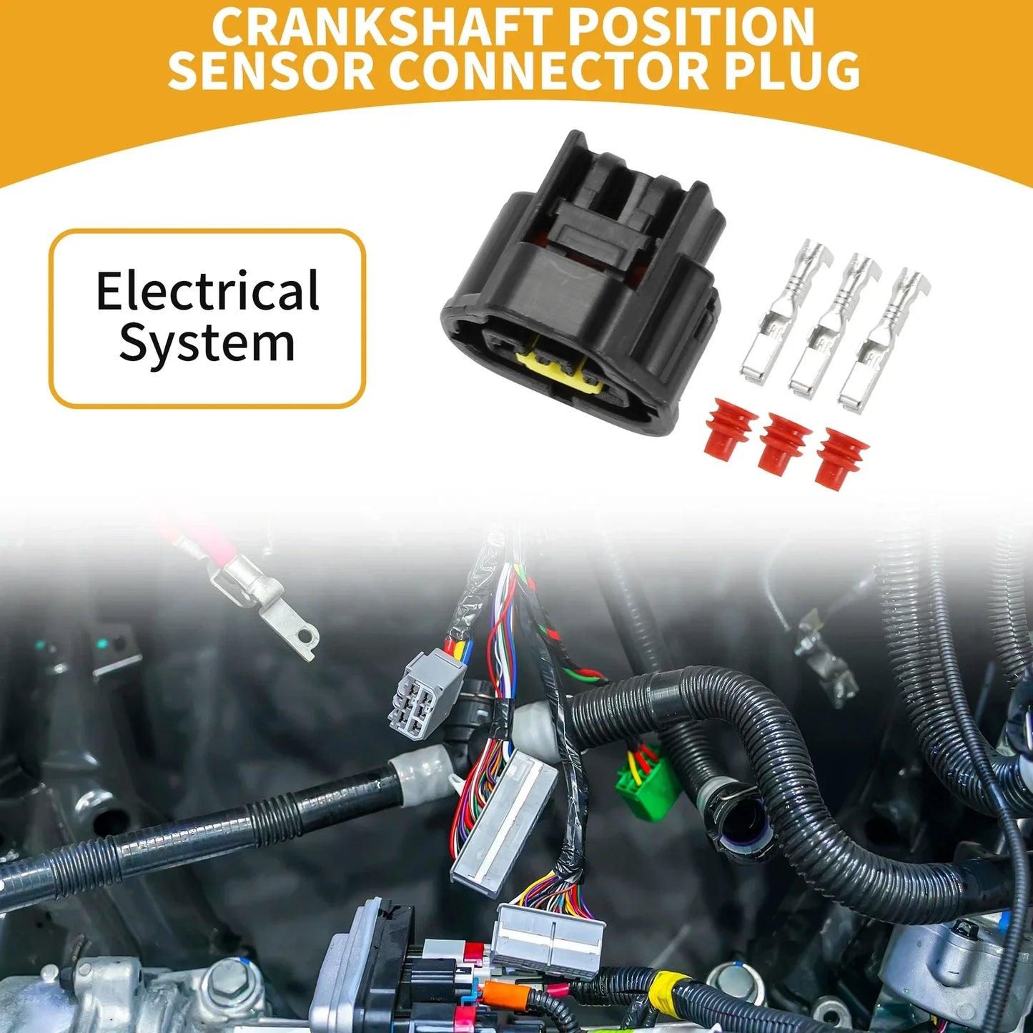 Crankshaft Position Sensor Connector Plug for Toyota - 1 Set