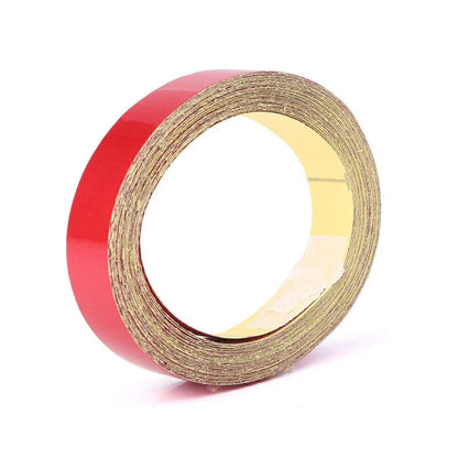 Reflective Sticker Tape Body Stripe Decal 16.40ft x 0.39in Red