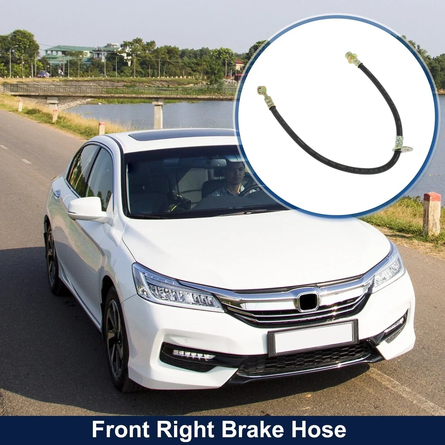 Front Right Brake Hose for Honda Accord (2018-2023)