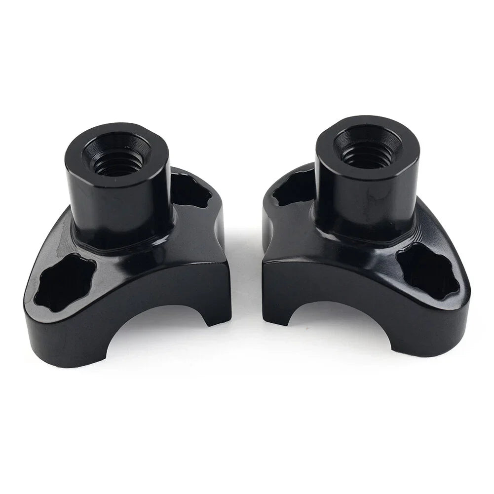 7" Tall Handlebar Risers for Harley Softail Dyna Street Bob Sportster