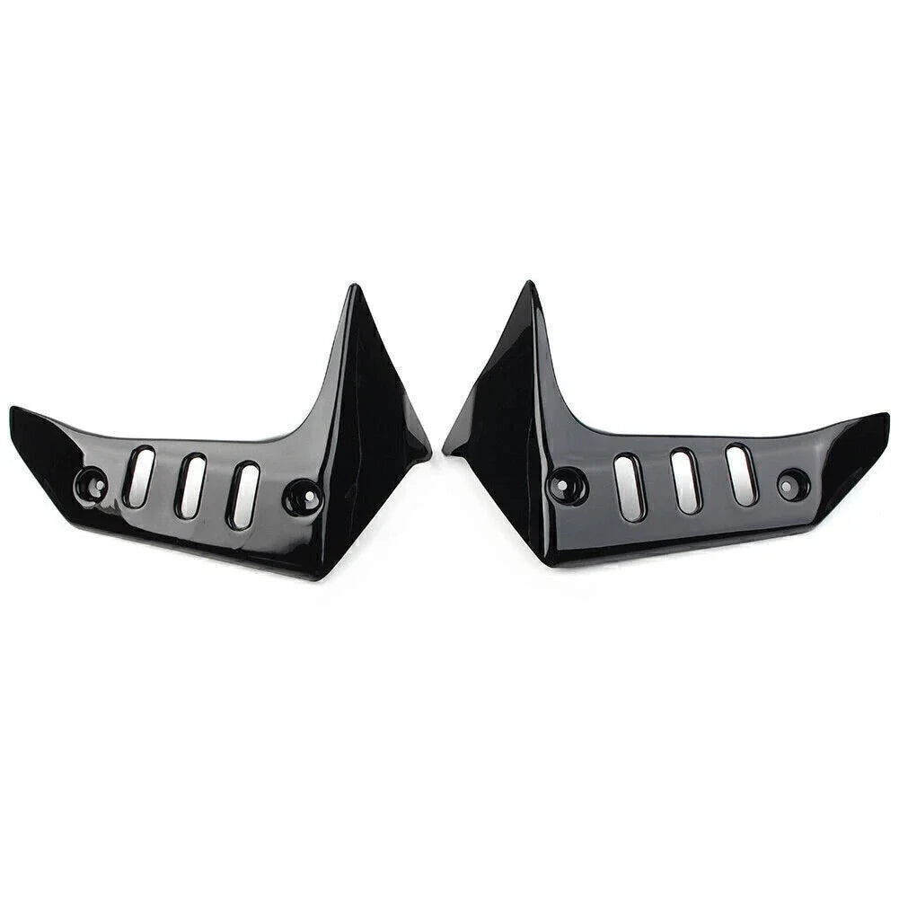 Motorcycle Fairing Side Cover Kit ABS Black for Kawasaki Z750 (2004-2007)