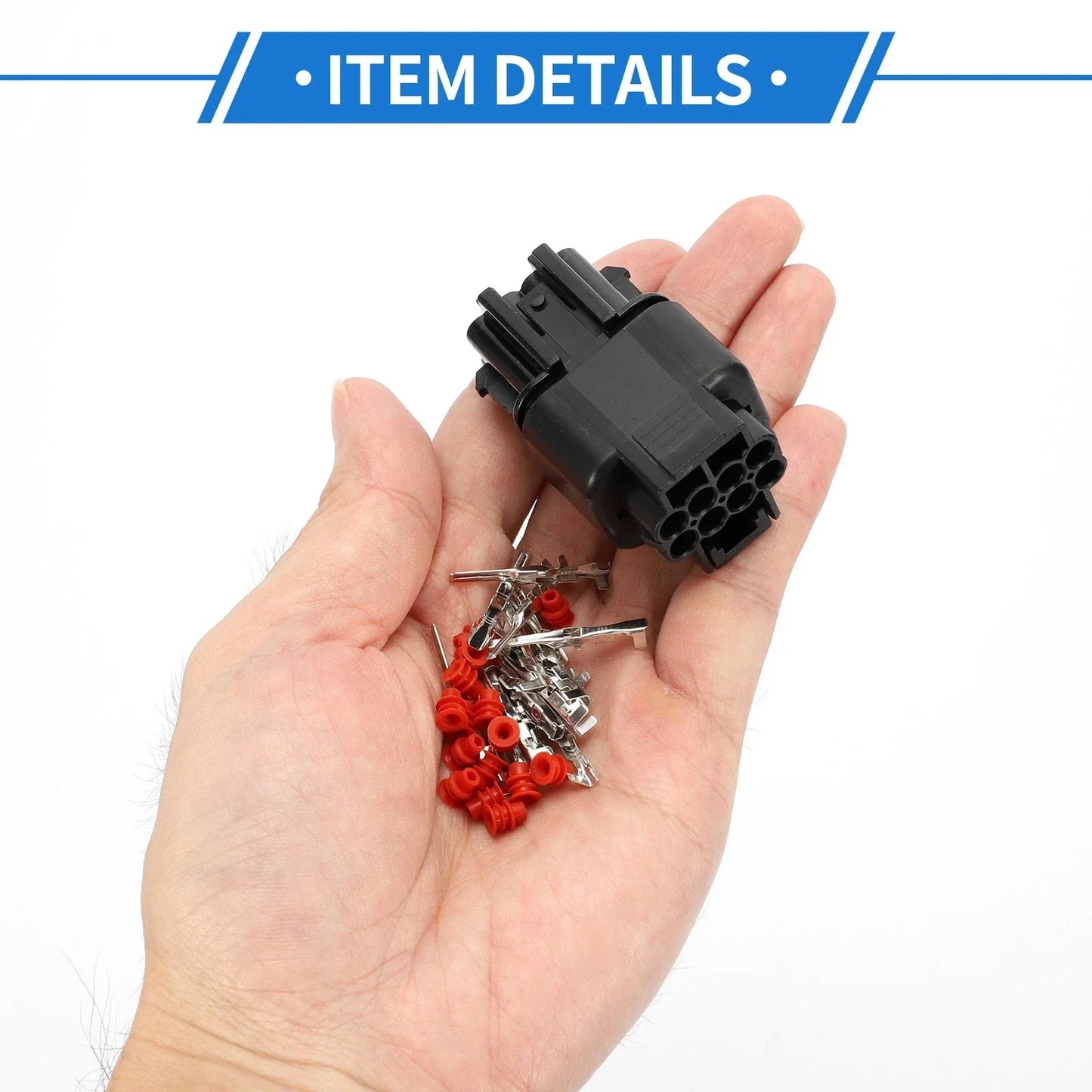 8 Pin Front Headlight Connector Plug for Hyundai & Kia (2010-2023)