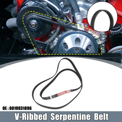 Rubber V-Ribbed Serpentine Belt 6PK2401 for Mercedes-Benz C230 (2006-2007)