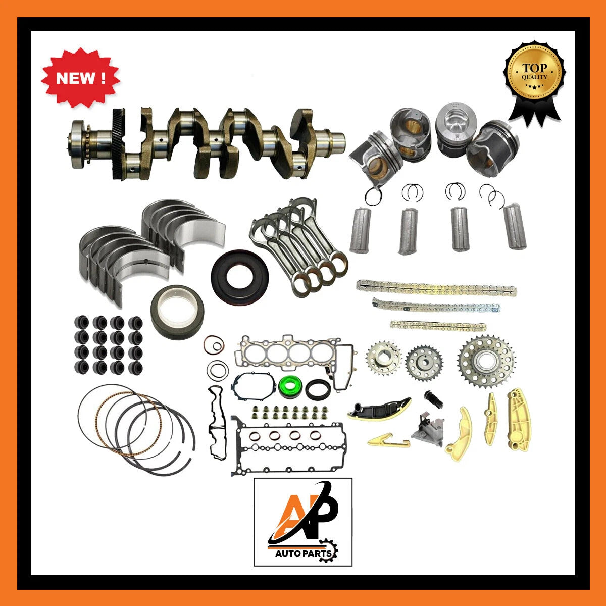 Crankshaft with Gear Replacement for Land Rover 2.0 204DTD (2010–2019)