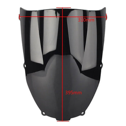 Double Bubble Windshield for Kawasaki Ninja ZX6R (2000-2002) Clear