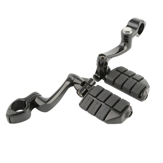 1 1/4" Engine Guard Adjustable Male Mount Highway Footpegs for Harley