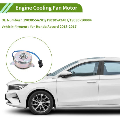 Radiator Fan Motor for Honda Accord (2013-2017) 1 x Motor