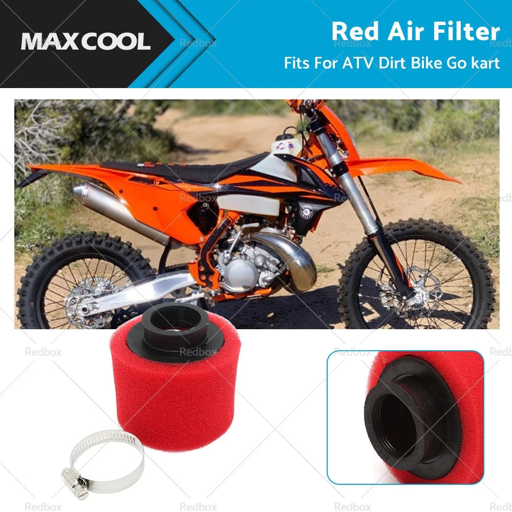 38mm Foam Pod Air Filter Cleaner for 125cc PIT PRO Quad Dirt Bike ATV