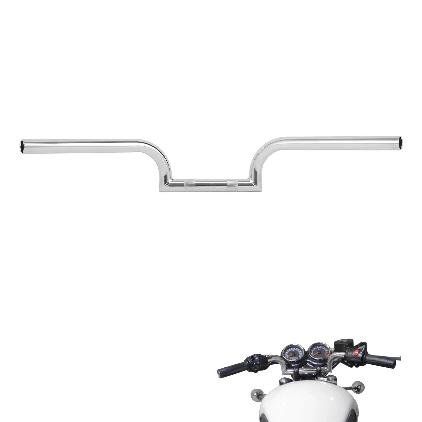 4" Rise 1" Handlebar for Harley Sportster XL883 48 (2007-2014) Chrome