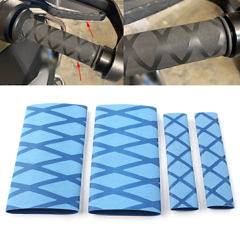 Non-Slip Blue Handlebar Grip Cover for BMW