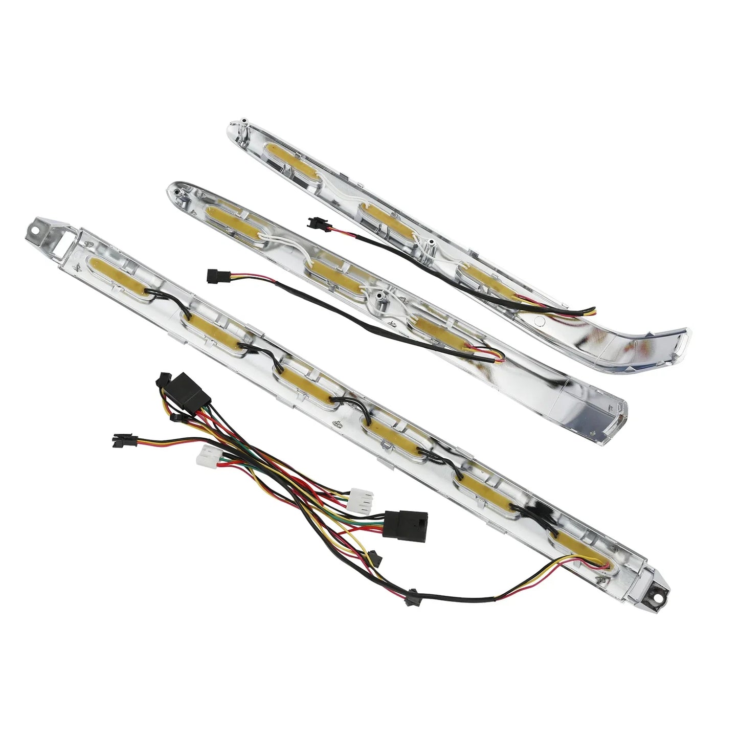 Rear Trunk Trims LED Lights Clear Lens for Honda Goldwing GL1800 (2001-2011)