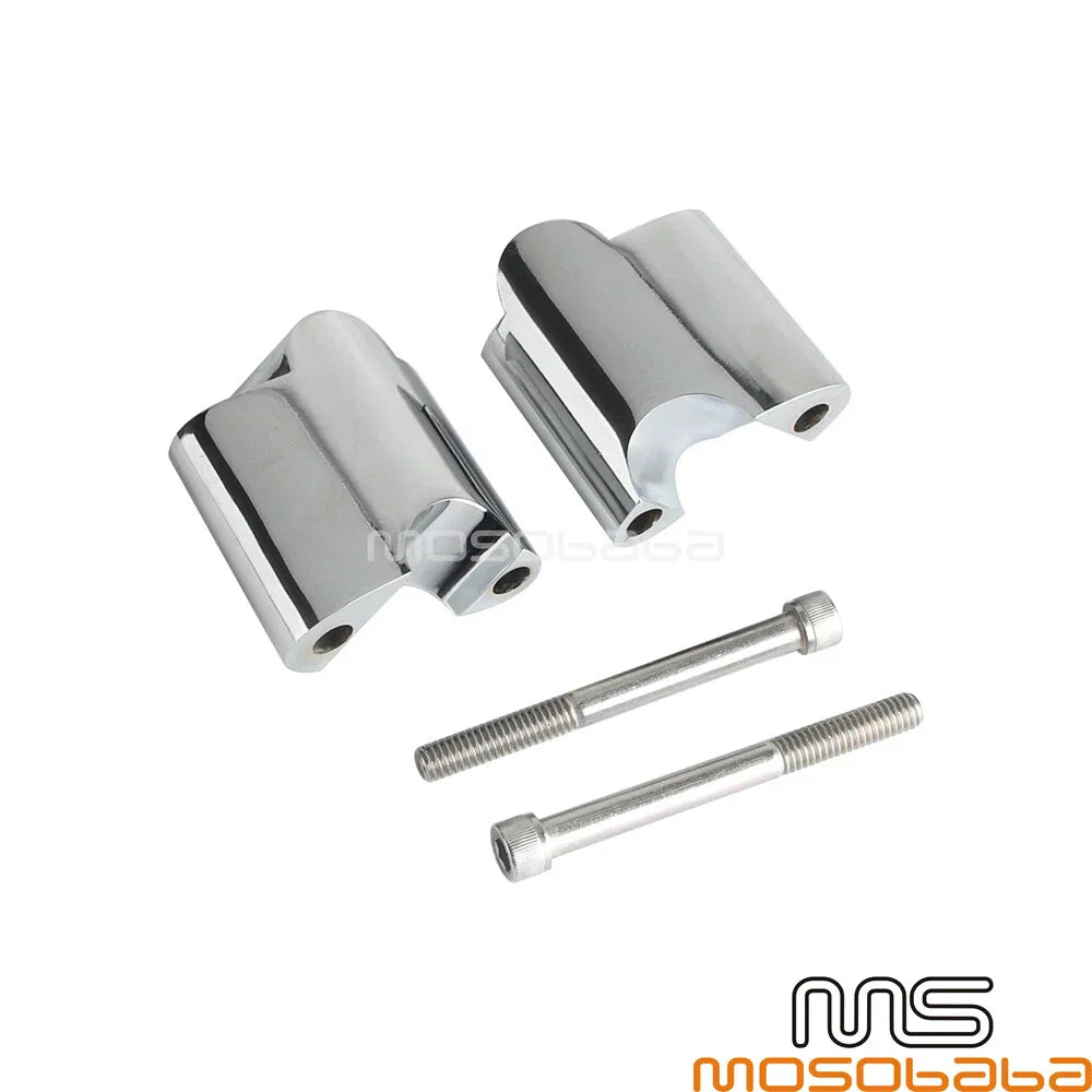 1'' Chrome Handlebar 2'' Riser Extension for Harley Forty-Eight XL1200X (2018)