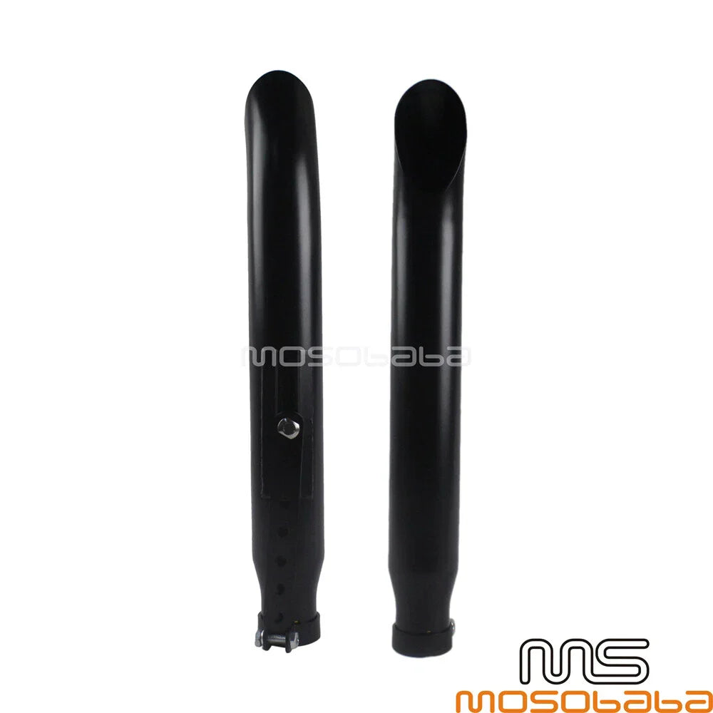 19��� Universal Exhaust Muffler Turn-out Pipe Tip for Harley BMW Bobber