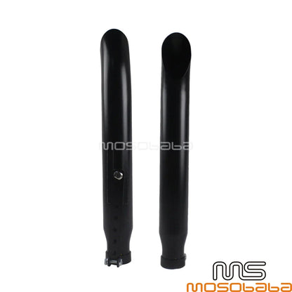 19��� Universal Exhaust Muffler Turn-out Pipe Tip for Harley BMW Bobber