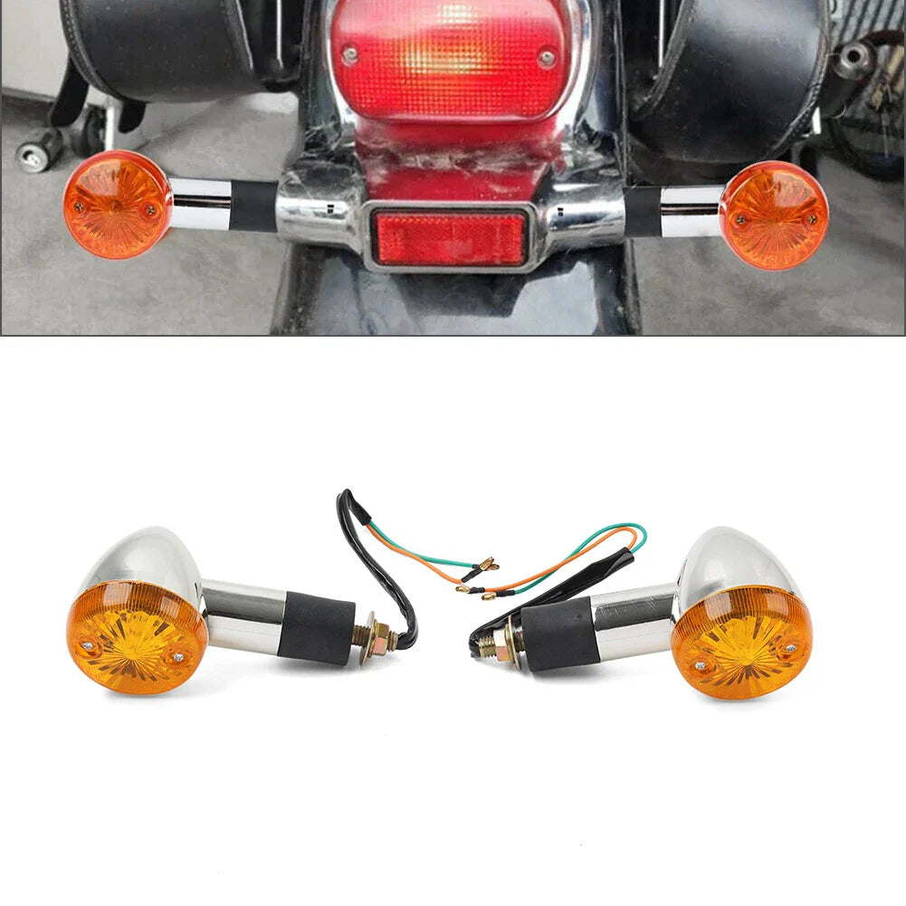 Amber Turn Signal Lights for Suzuki Boulevard C109R C50 C90 (2005-2023)
