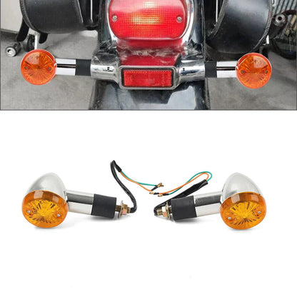 Amber Turn Signal Lights for Suzuki Boulevard C109R C50 C90 (2005-2023)