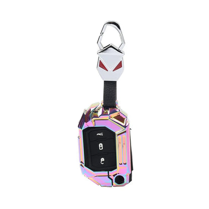 Keyless Remote Key Fob Cover for Jeep Wrangler 2018-2024, Gladiator 2020-2024