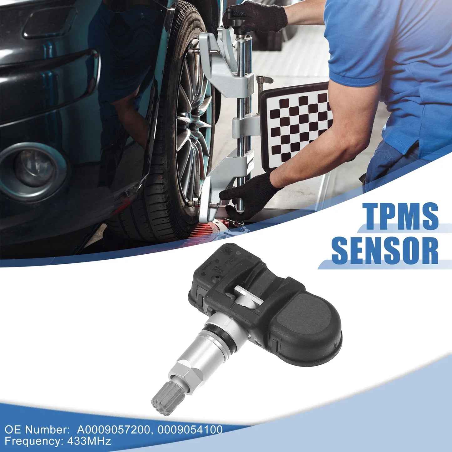 TPMS Sensor 433MHz for Mercedes-Benz C300 C350 C63 AMG (2008-2014)
