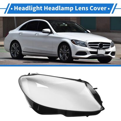 Car Front Right Headlight Lens Cover for Mercedes-Benz C-Class (2018-2020)
