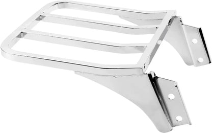 Chrome Rear Sissy Bar Backrest Luggage Rack for Harley Sportster Softail Dyna