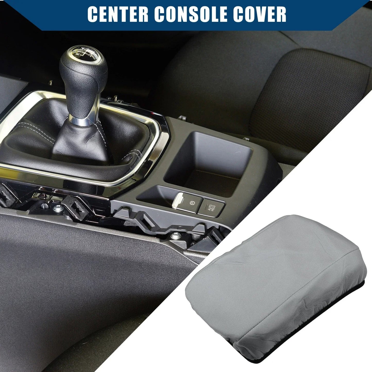 Center Console Armrest Cover for Honda Civic 2006-2013 Neoprene Gray