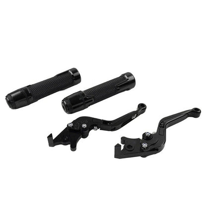 Black Brake Clutch Lever Grip Set for Yamaha FJR XJR 1300 (2001-2008)