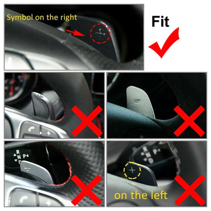 Steering Wheel Shift Paddle Extensions for Mercedes Benz A B C E GLK SLK Class