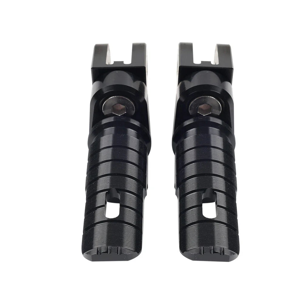 Black Front Footrests for Ducati Monster 821 937 950 1100 1200 Scrambler (2014-2023)