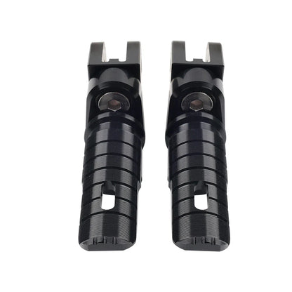 Black Front Footrests for Ducati Monster 821 937 950 1100 1200 Scrambler (2014-2023)