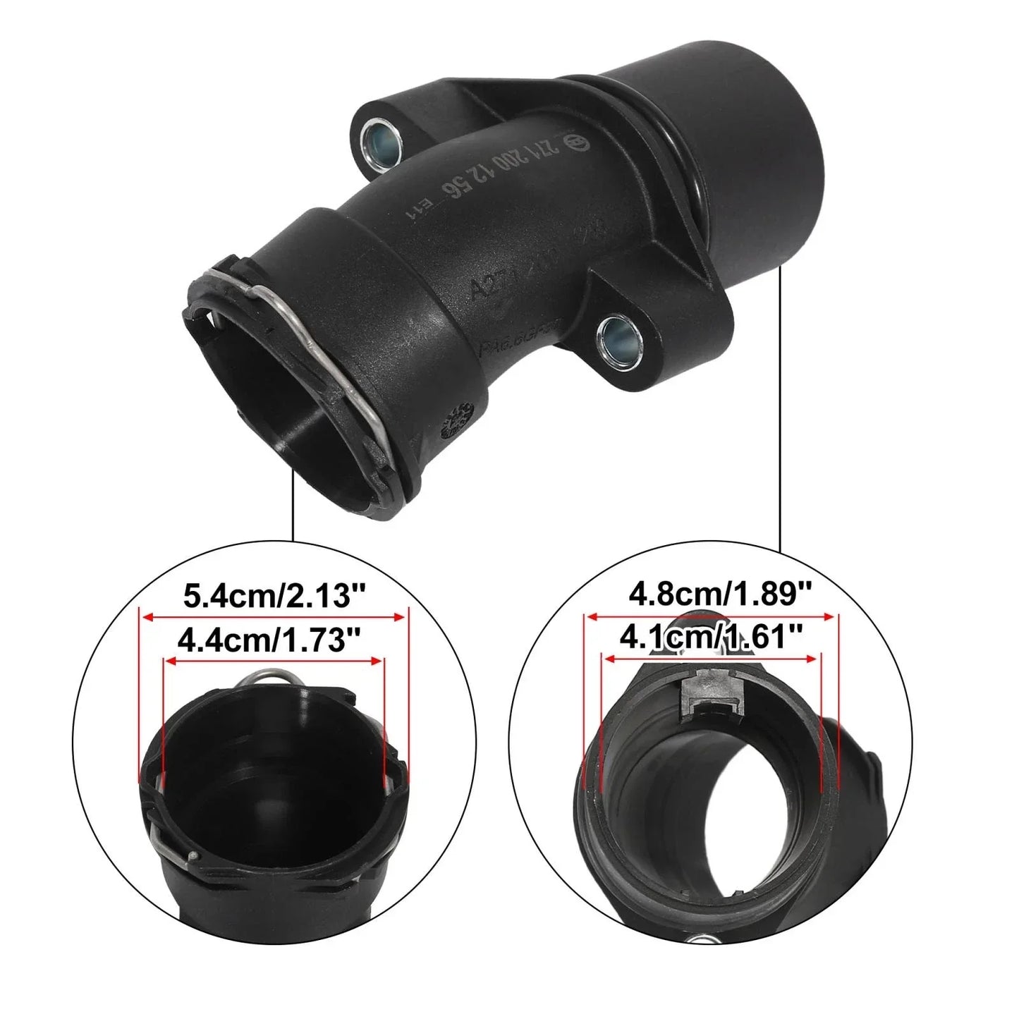 Engine Coolant Housing for Mercedes-Benz C230 (2003-2005) Plastic