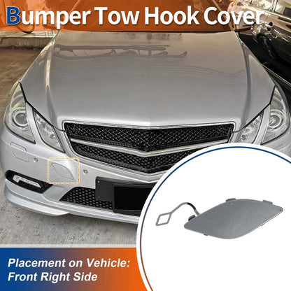 Front Car Bumper Tow Hook Cover for Mercedes-Benz A2078850123 (2012-2018)