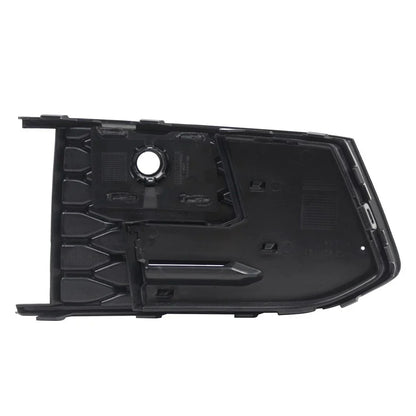 Left Front Fog Light Grille Cover Matte Black for Audi A6 S6 (2018-2024)