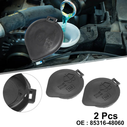 2 x Windscreen Washer Fluid Reservoir Caps for Toyota Lexus