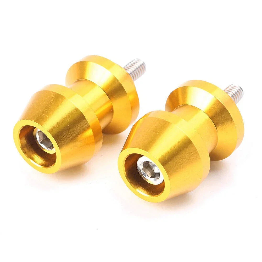 6mm Swingarm Sliders Spools for Yamaha VMAX Universal Gold