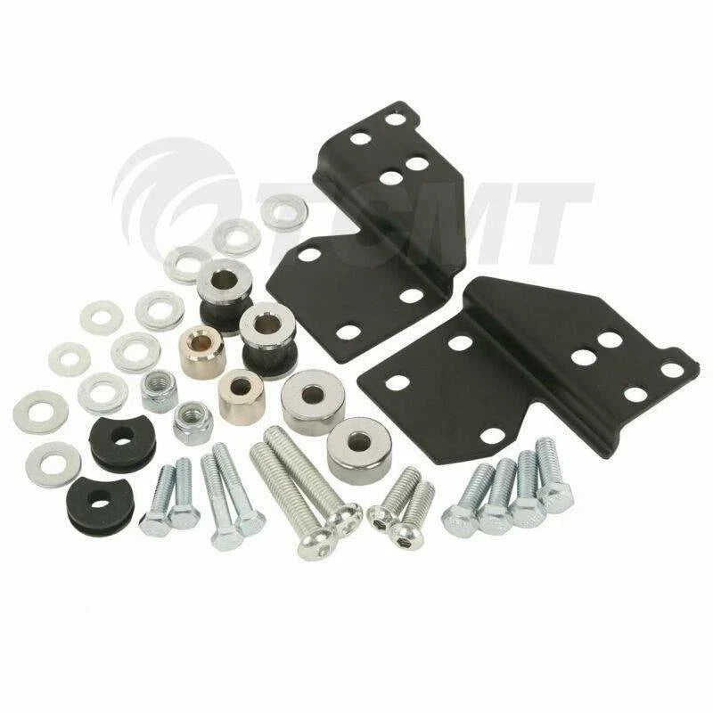 Quick Release Sissy Bar Rack Docking Kit for Harley Touring (1997-2008)