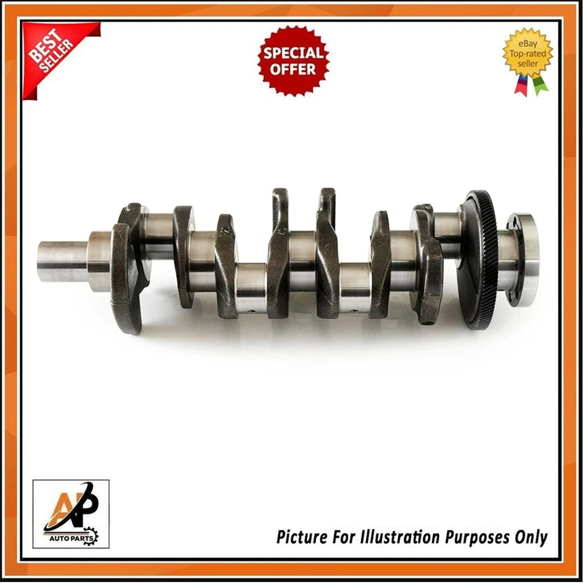 Crankshaft for D4HA 2.0L Diesel Engine Rebuild Kit for  (2000–2010)