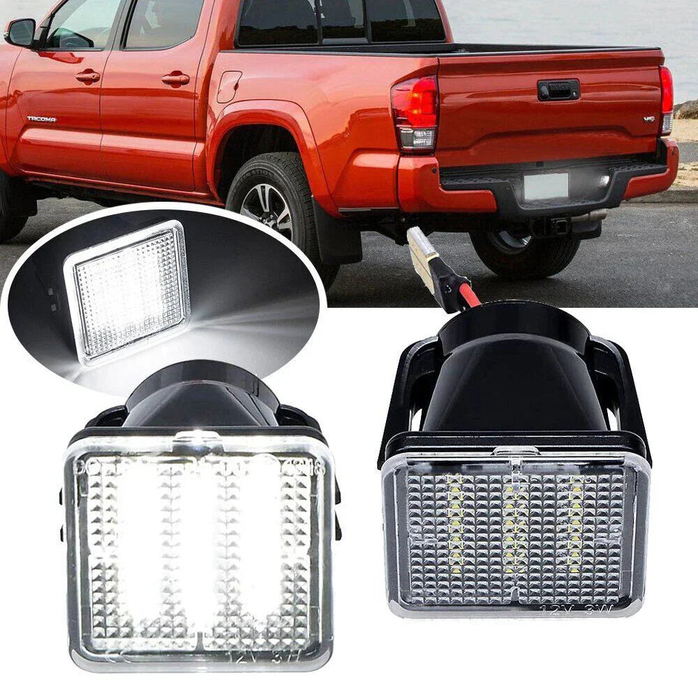 LED License Plate Lights for Toyota Tacoma, Tundra (2014-2022)
