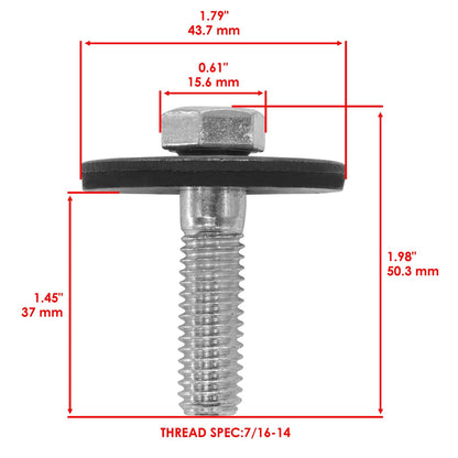 Deck Blade and Bolt Replacement for John Deere 38 Inch Deck (2000–2020)